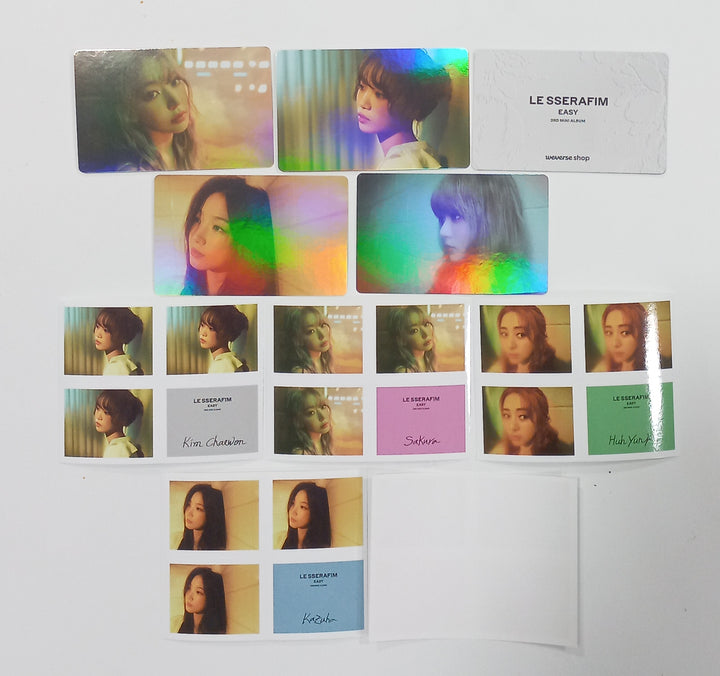 Le Sserafim 3rd Mini "EASY" - Weverse Shop Pre-Order Benefit Hologram Photocard [Compact Ver.] [24.02.22] - HALLYUSUPERSTORE