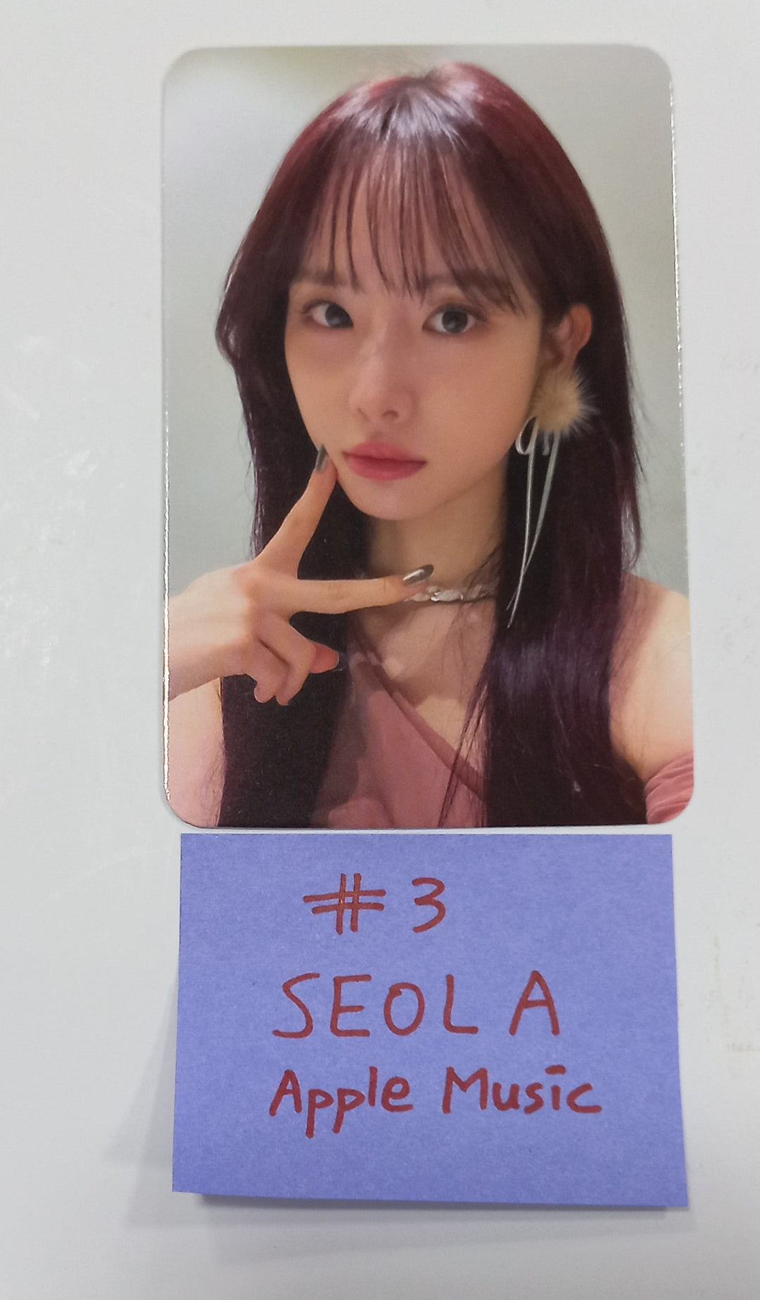 SEOLA (Of WJSN) "INSIDE OUT" - Apple Music Fansign Event Photocard [24.02.22] - HALLYUSUPERSTORE