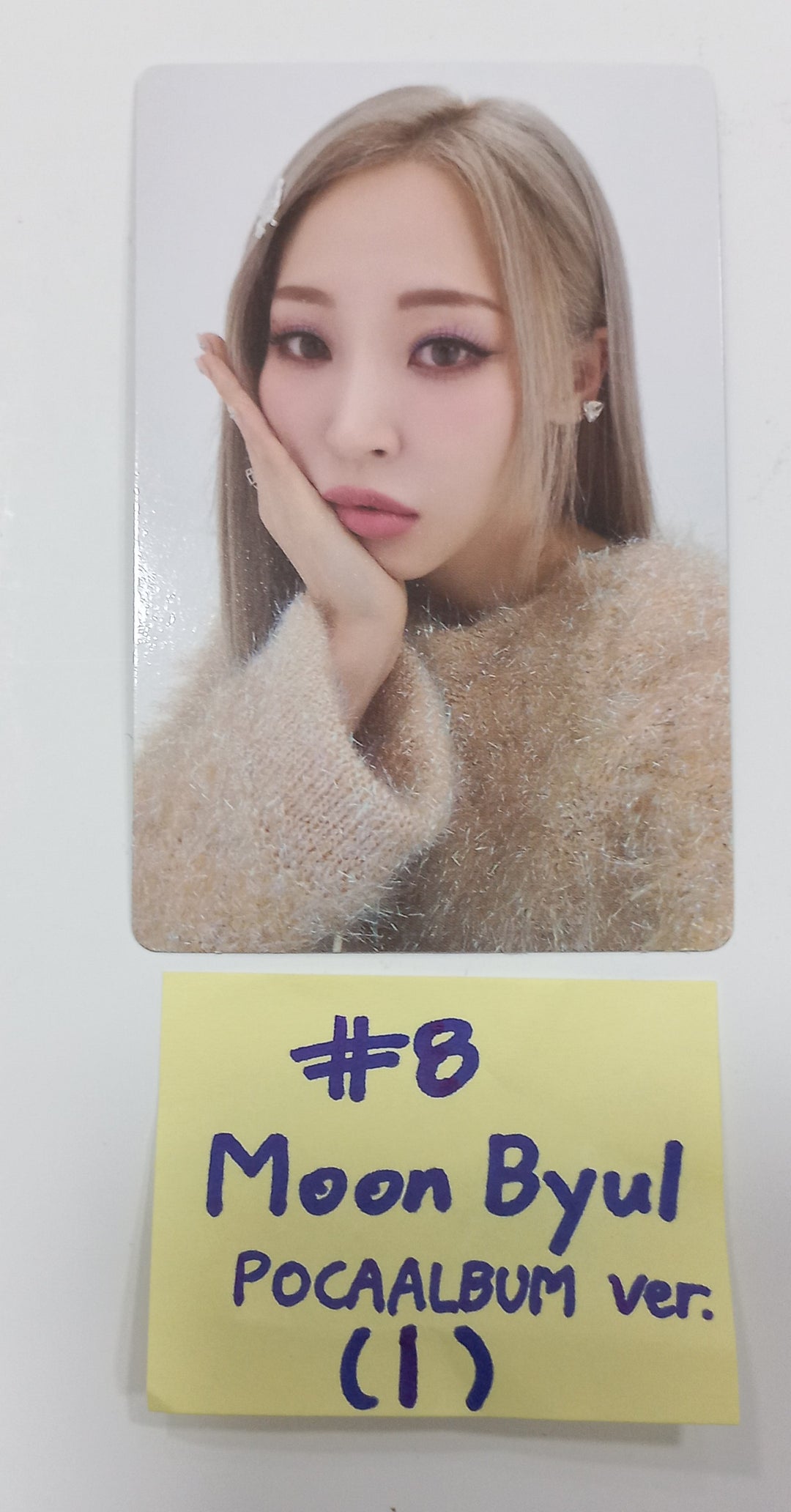 MOONBYUL "Starlit of Muse" - Official Photocard [Pocaalbum Ver.] [24.2.22] - HALLYUSUPERSTORE