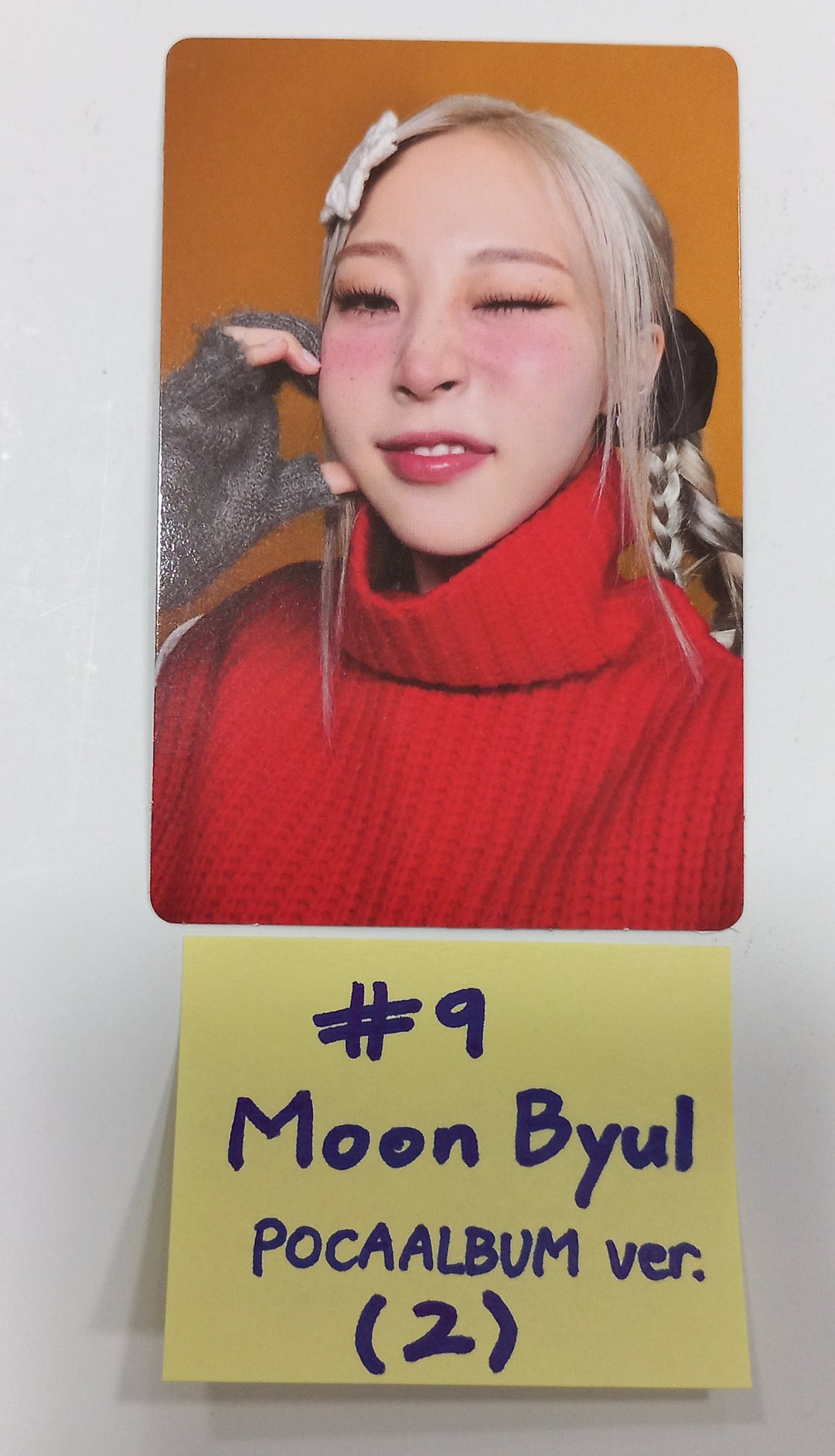 MOONBYUL "Starlit of Muse" - Official Photocard [Pocaalbum Ver.] [24.2.22] - HALLYUSUPERSTORE