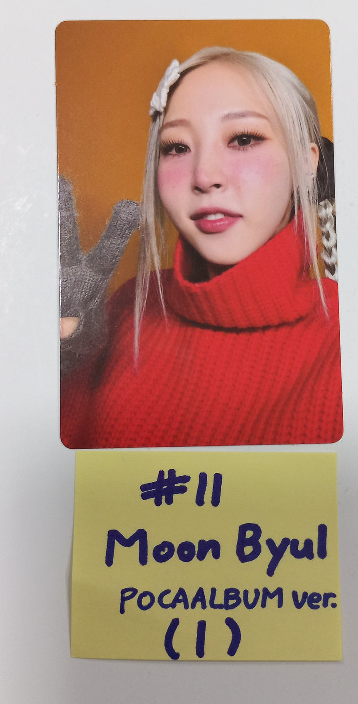 MOONBYUL "Starlit of Muse" - Official Photocard [Pocaalbum Ver.] [24.2.22] - HALLYUSUPERSTORE
