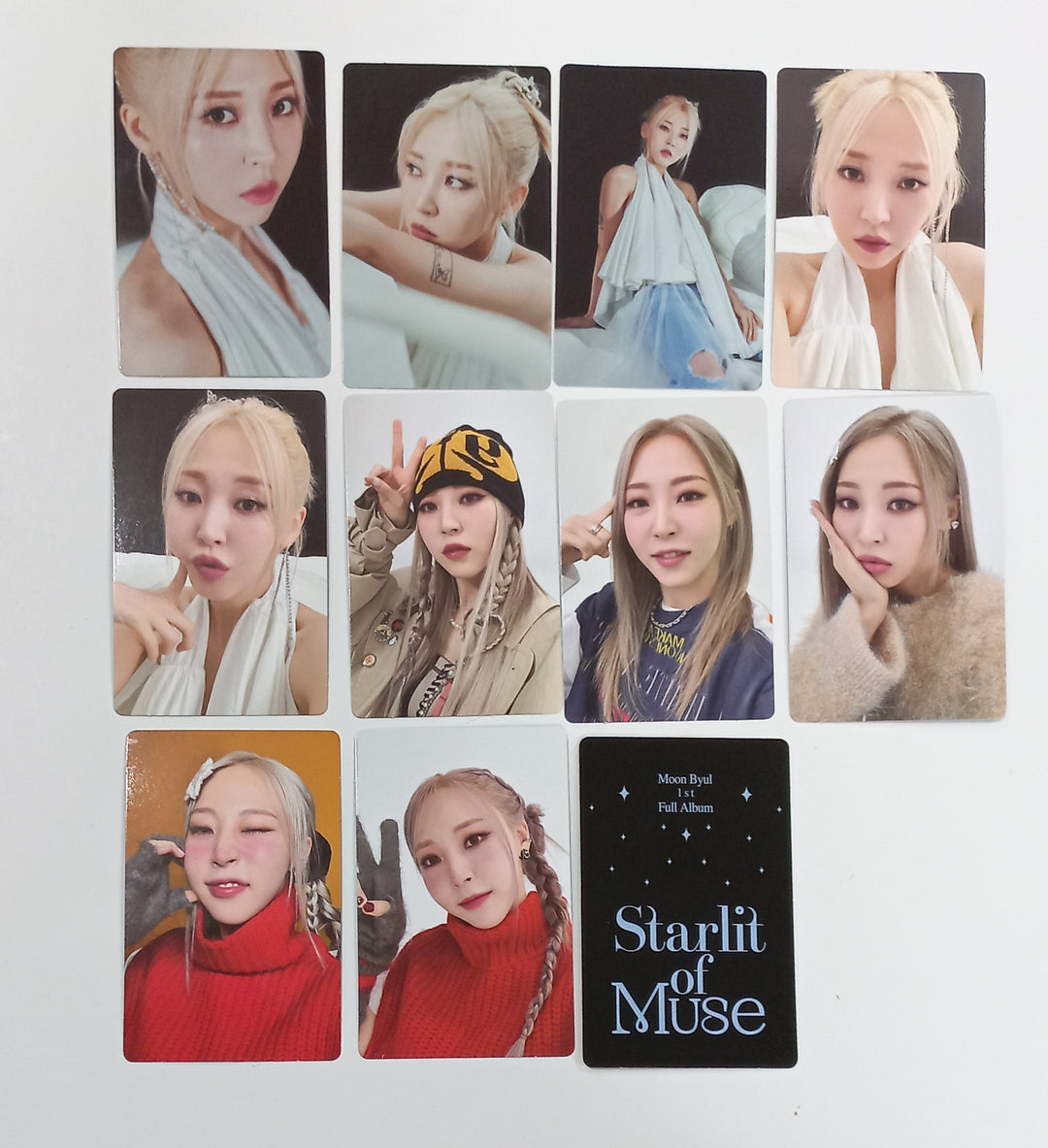 MOONBYUL "Starlit of Muse" - Official Photocard [Pocaalbum Ver.] [24.2.22] - HALLYUSUPERSTORE