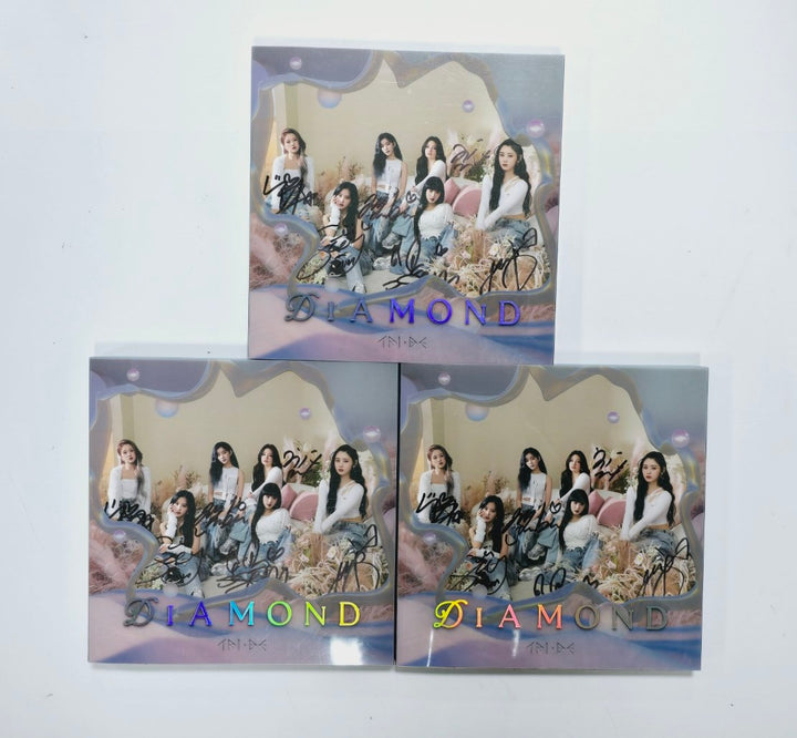 Tri.Be 4th Single "Diamond" - Hand Autographed(Signed) Promo Album [24.2.22] - HALLYUSUPERSTORE