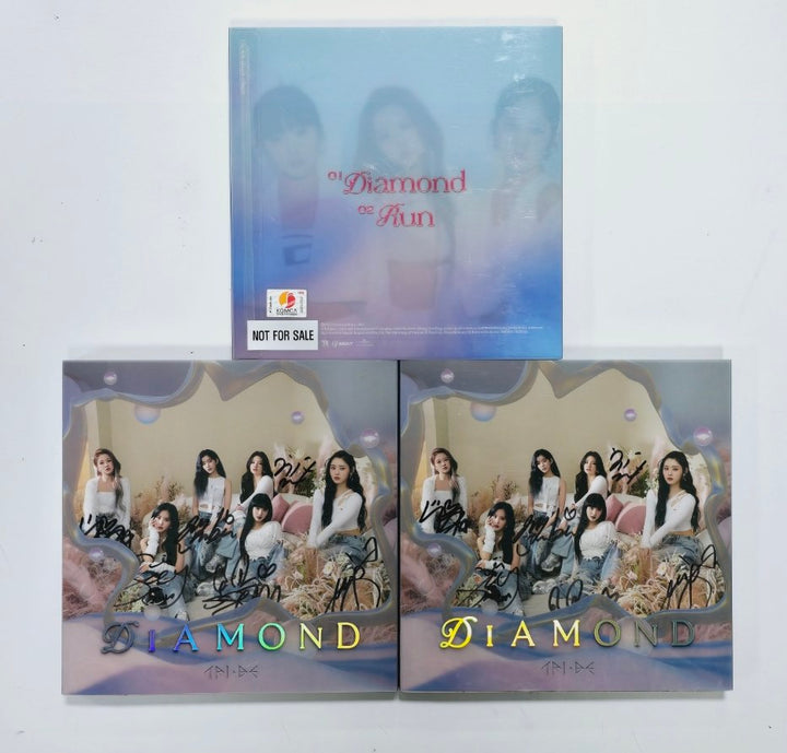 Tri.Be 4th Single "Diamond" - Hand Autographed(Signed) Promo Album [24.2.22] - HALLYUSUPERSTORE