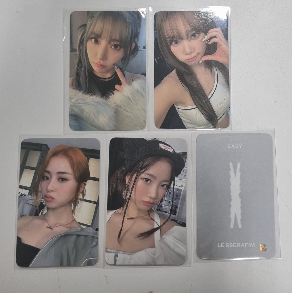 Le Sserafim 3rd Mini "EASY" - Soundwave Lucky Draw Event Photocards Set (5EA) [24.02.23] - HALLYUSUPERSTORE