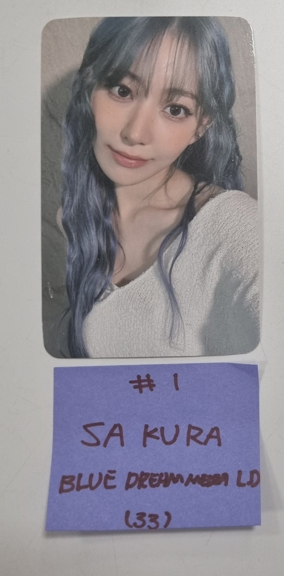 Le Sserafim 3rd Mini "EASY" - Blue Dream Media Lucky Draw Event Photocard [24.02.23] - HALLYUSUPERSTORE