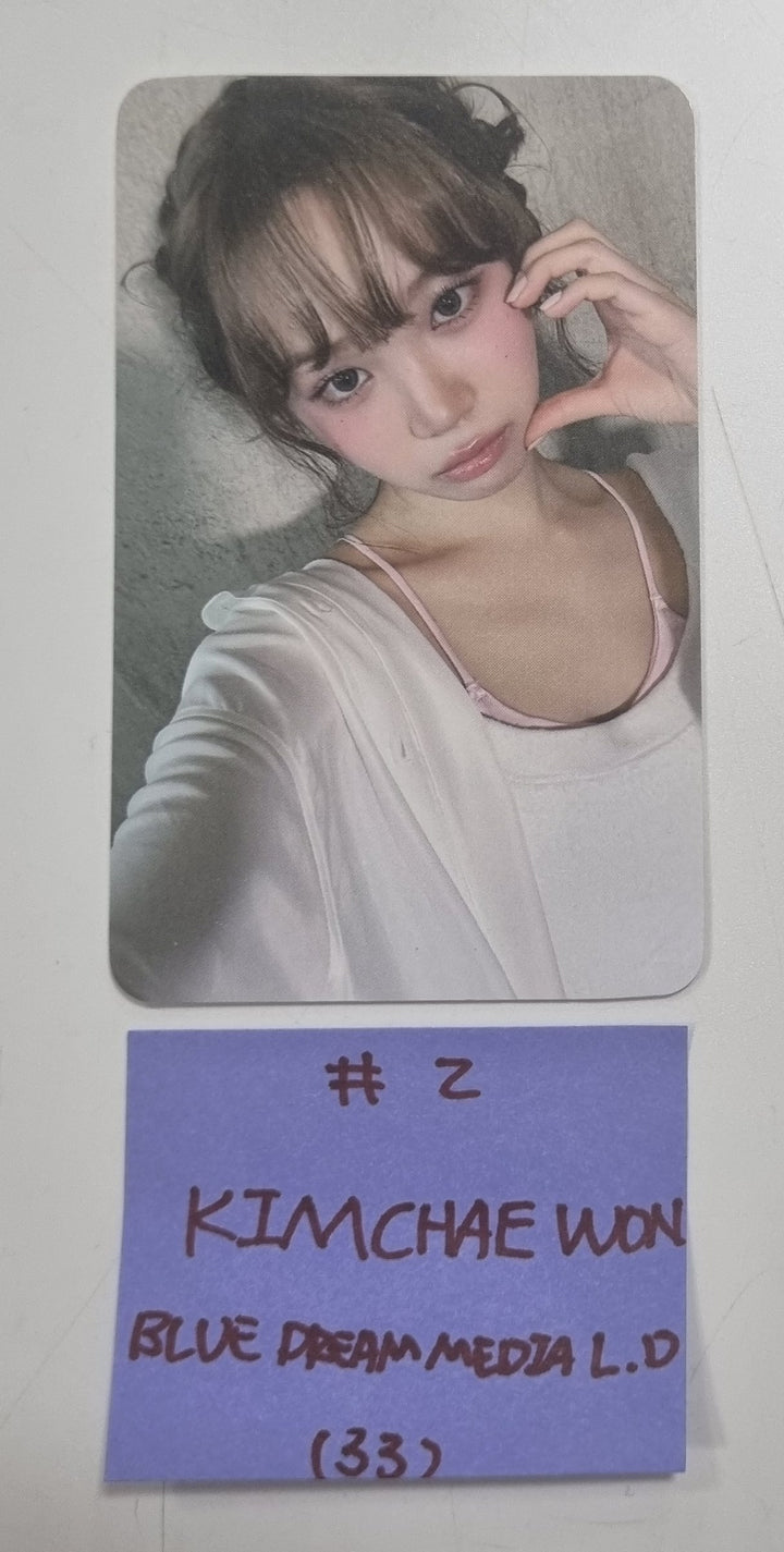 Le Sserafim 3rd Mini "EASY" - Blue Dream Media Lucky Draw Event Photocard [24.02.23] - HALLYUSUPERSTORE