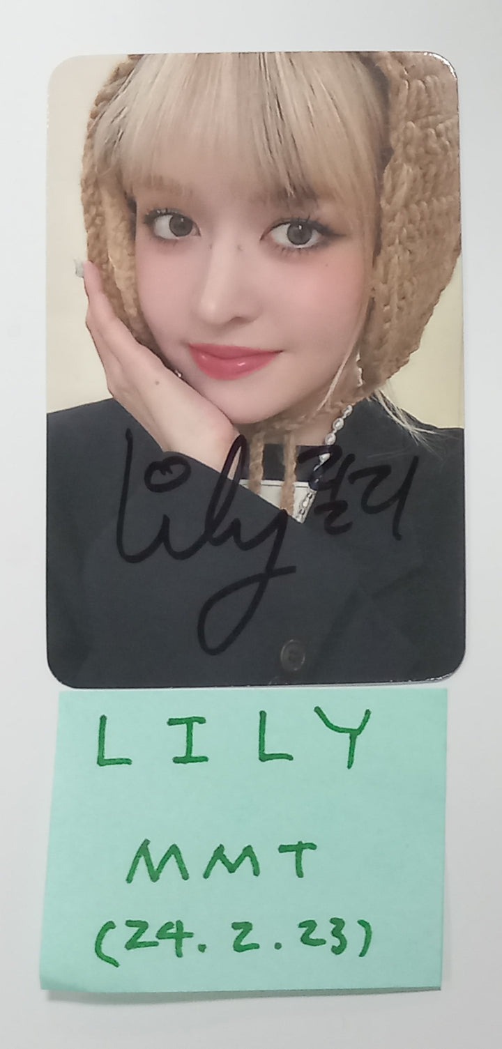 Lily (Of NMIXX) "Fe3O4: BREAK" - Hand Autographed(Signed) Photocard [24.2.23] - HALLYUSUPERSTORE