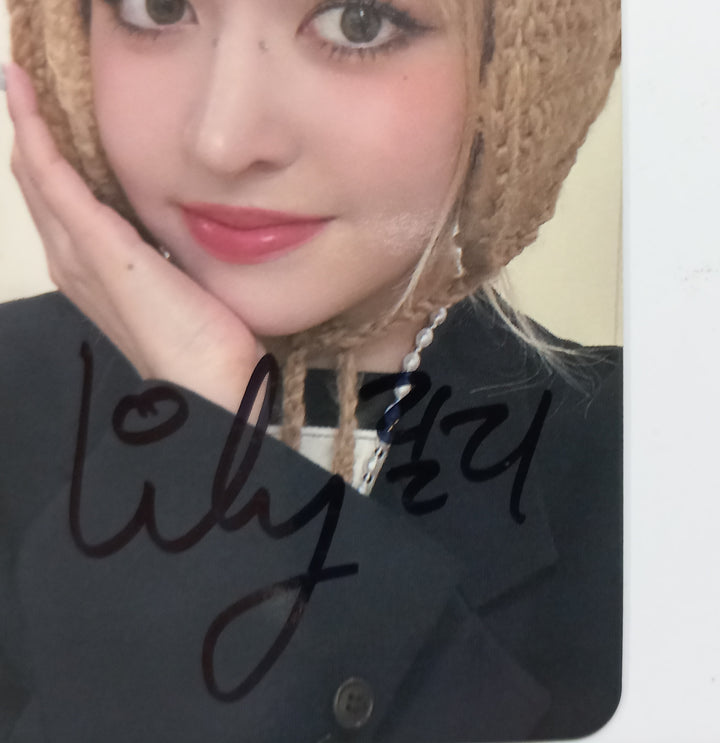 Lily (Of NMIXX) "Fe3O4: BREAK" - Hand Autographed(Signed) Photocard [24.2.23] - HALLYUSUPERSTORE