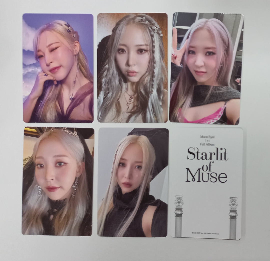 MOONBYUL "Starlit of Muse" - Bizent Mall Pre-Order Benefit Photocard [Museum Ver.] [24.2.23] - HALLYUSUPERSTORE