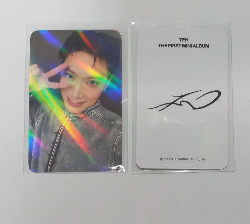 TEN 1st Mini "TEN" - Makestar Pre-Order Benefit Hologram Photocard [24.02.23] - HALLYUSUPERSTORE
