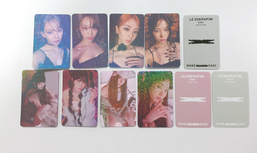 Le Sserafim 3rd Mini "EASY" - Music Plant Pre-Order Benefit Glitter Photocard [24.2.23] - HALLYUSUPERSTORE