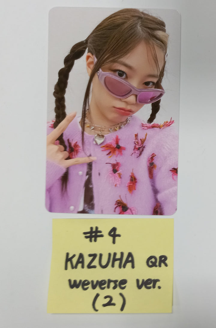 Le Sserafim 3rd Mini "EASY" - Official QR Photocard [Wever Album Ver.] [24.02.23] - HALLYUSUPERSTORE