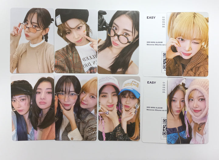 Le Sserafim 3rd Mini "EASY" - Official QR Photocard [Wever Album Ver.] [24.02.23] - HALLYUSUPERSTORE