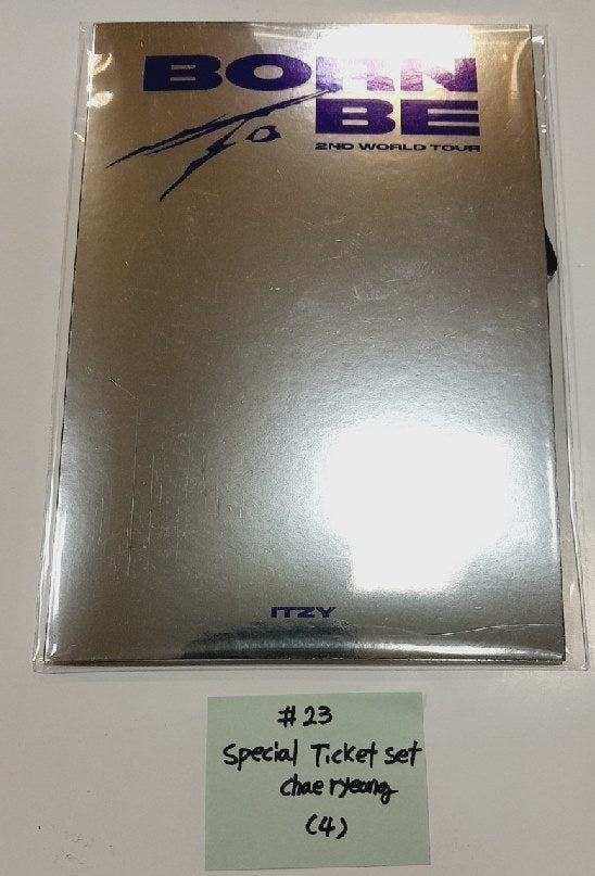 Itzy "BORN To BE" 2ND WORLD TOUR - Official MD [Image Picket, Picket Cover, Holder Strap, Phone Tab, ID Set, Special Ticket Set] [24.2.24] - HALLYUSUPERSTORE
