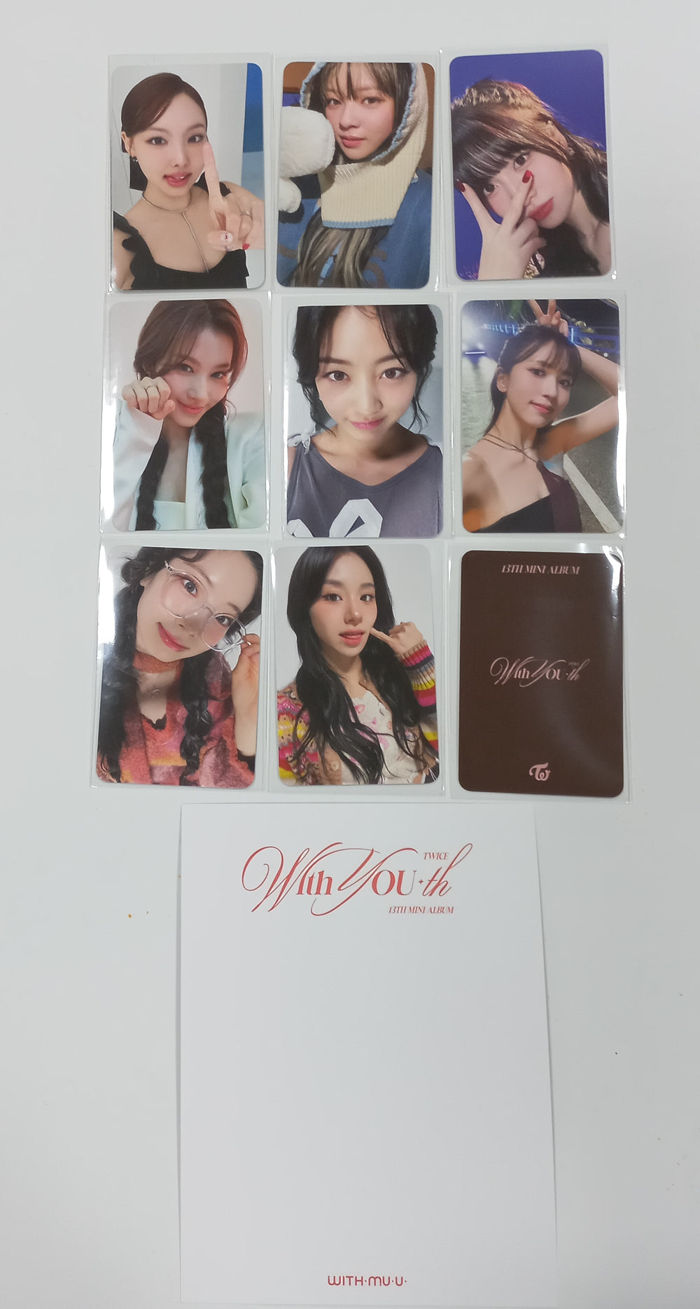 TWICE "With YOU-th" Mini 13th - Withmuu Pre-Order Benefit Photocard [Digipack Ver.] [24.2.27] - HALLYUSUPERSTORE