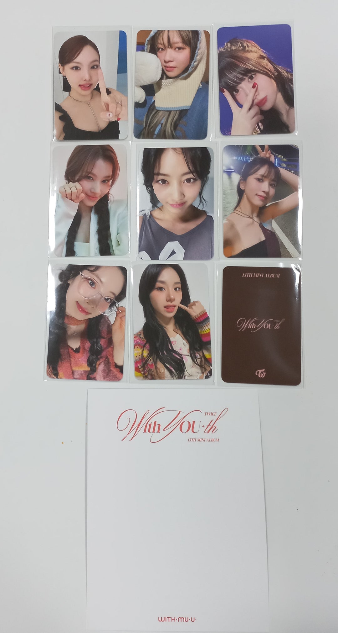 TWICE "With YOU-th" Mini 13th - Withmuu Pre-Order Benefit Photocard [Digipack Ver.] [24.2.27] - HALLYUSUPERSTORE
