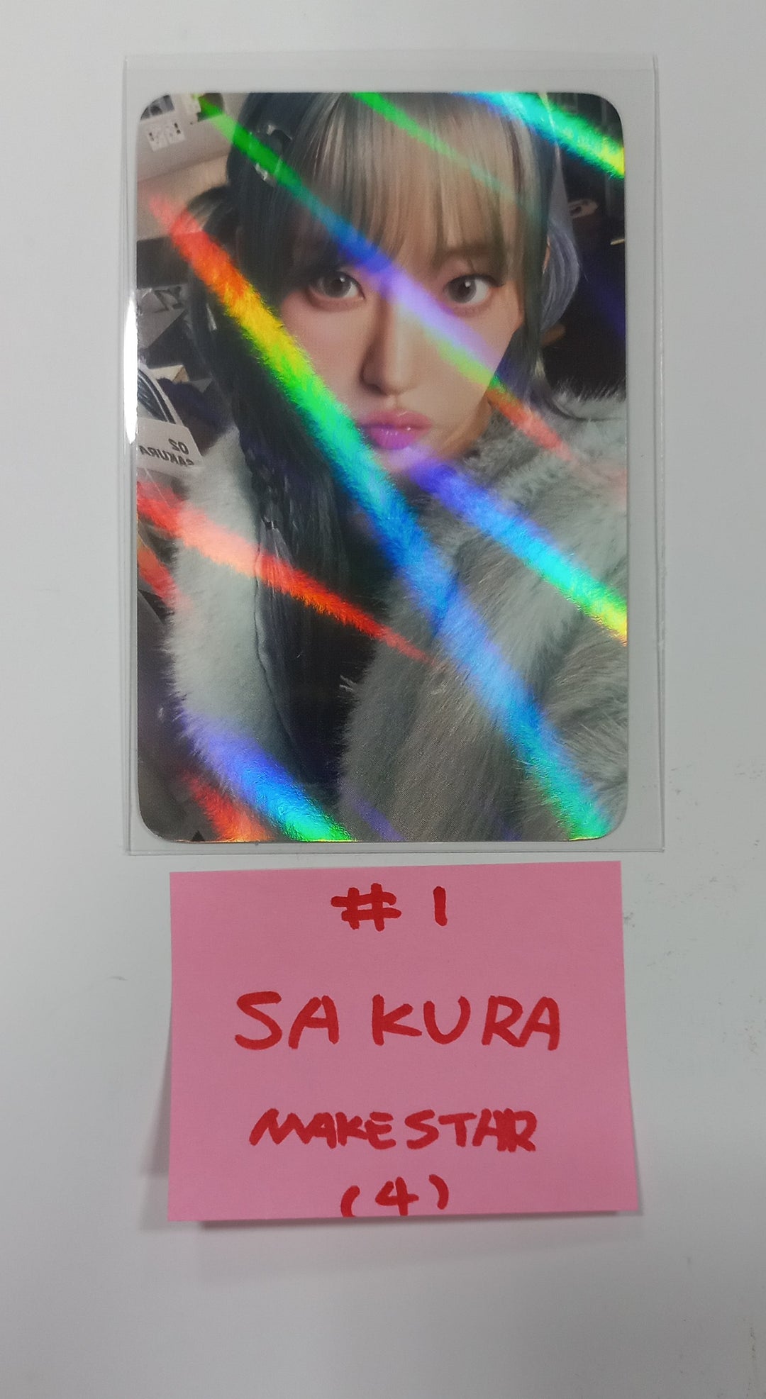 Le Sserafim 3rd Mini "EASY" - Makestar Pre-Order Benefit Hologram Photocard [24.2.27] - HALLYUSUPERSTORE