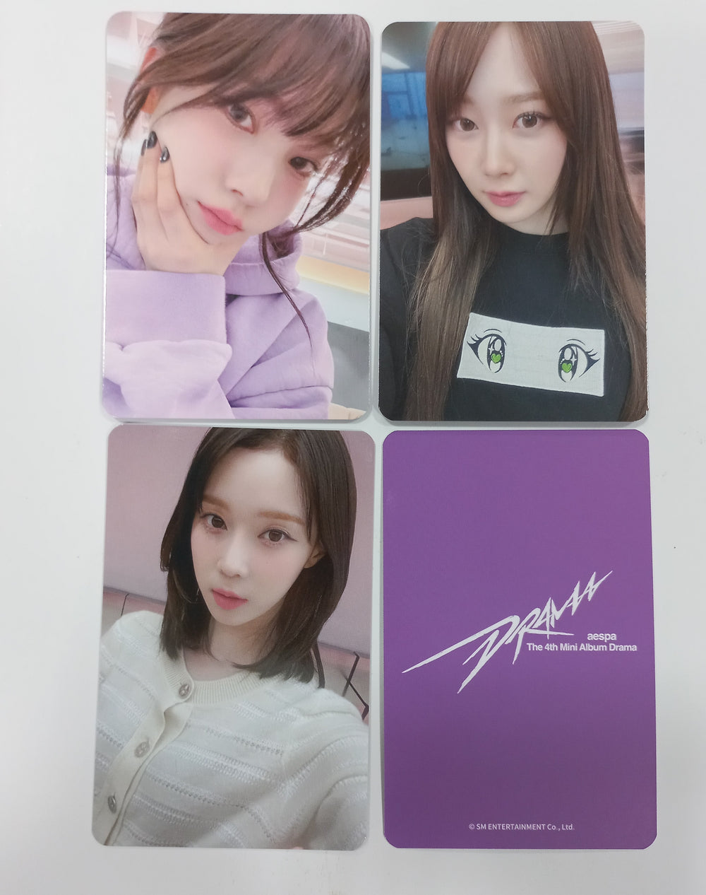 Aespa "Drama" 4th Mini - InterAsia Fansign Event Photocard Round 2 [24.2.27] - HALLYUSUPERSTORE
