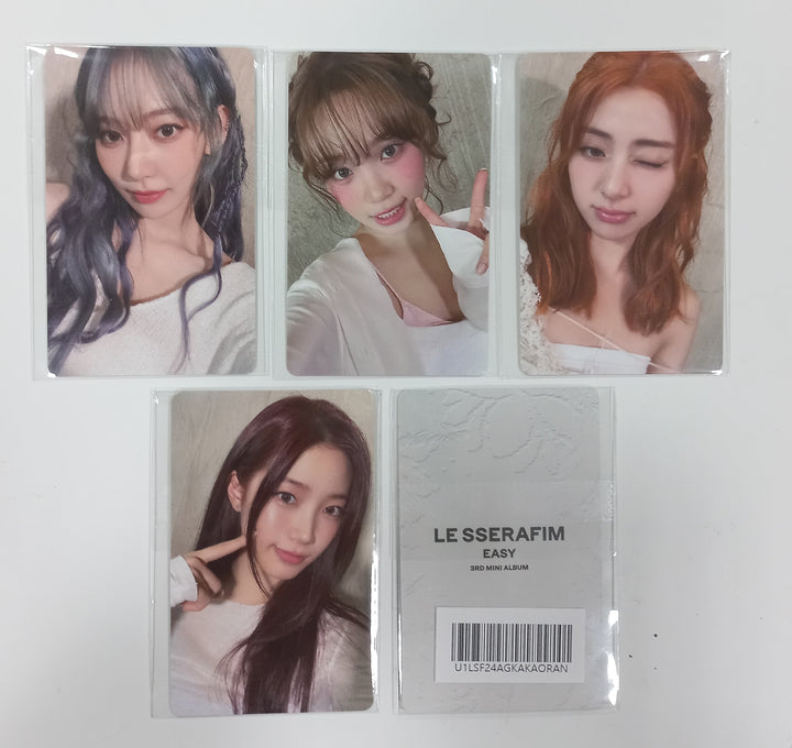 Le Sserafim 3rd Mini "EASY" - KAKAO Gift Event Photocard [Restocked 2/28] [24.2.27] - HALLYUSUPERSTORE