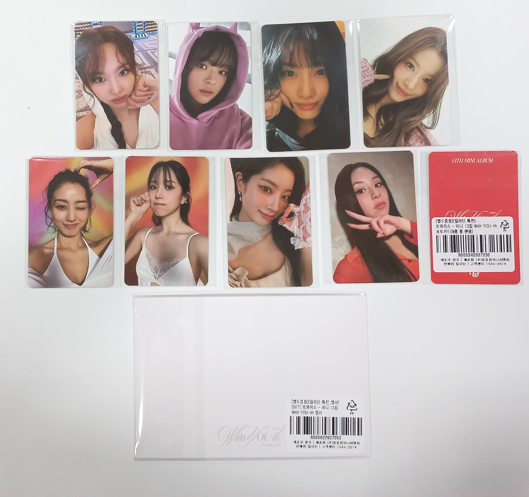 TWICE "With YOU-th" Mini 13th - Aladin Pre-Order Benefit Photocard [24.2.27] - HALLYUSUPERSTORE