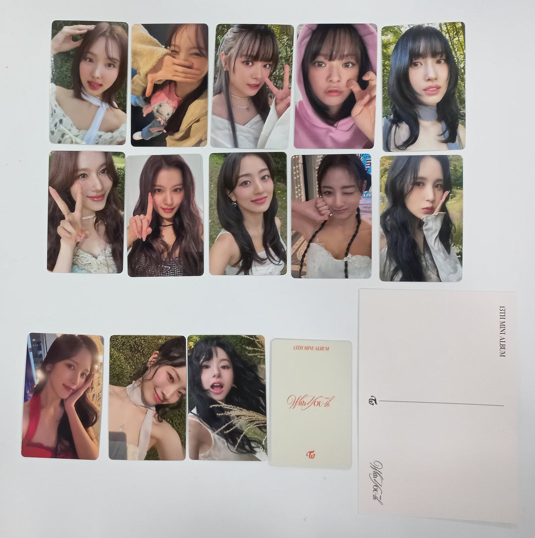 TWICE "With YOU-th" Mini 13th - JYP Shop Pre-Order Benefit Photocard [Restocked 2/28] [24.2.27] - HALLYUSUPERSTORE