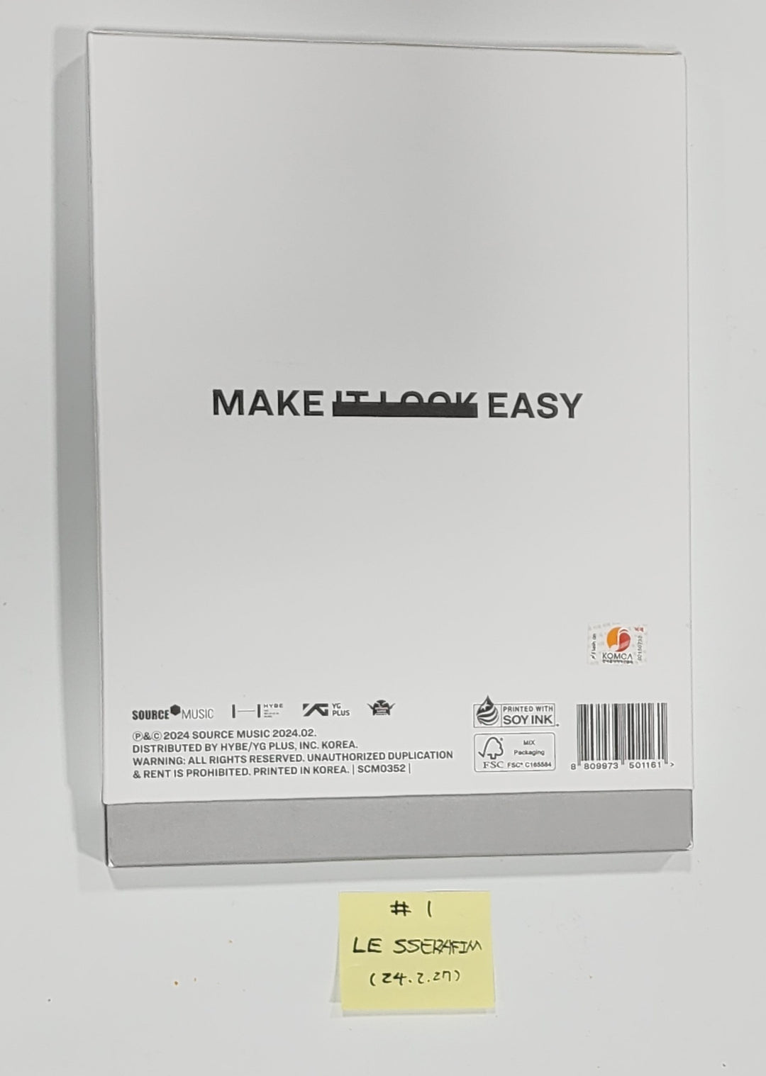 LE SSERAFIM "EASY", Moonbyul "Starlit of Muse" [Printed], TRI.BE "Diamond" - Hand Autographed(Signed) Album [24.2.27] - HALLYUSUPERSTORE