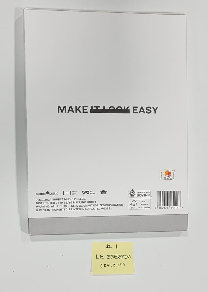 LE SSERAFIM "EASY", Moonbyul "Starlit of Muse" [Printed], TRI.BE "Diamond" - Hand Autographed(Signed) Album [24.2.27] - HALLYUSUPERSTORE