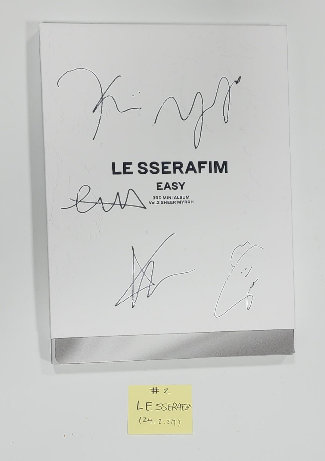 LE SSERAFIM "EASY", Moonbyul "Starlit of Muse" [Printed], TRI.BE "Diamond" - Hand Autographed(Signed) Album [24.2.27] - HALLYUSUPERSTORE