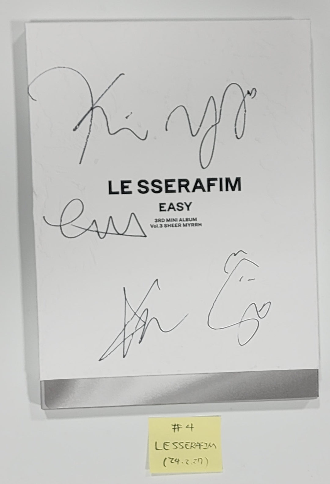 LE SSERAFIM "EASY", Moonbyul "Starlit of Muse" [Printed], TRI.BE "Diamond" - Hand Autographed(Signed) Album [24.2.27] - HALLYUSUPERSTORE