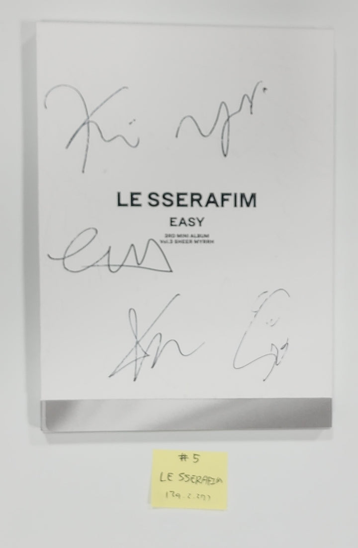 LE SSERAFIM "EASY", Moonbyul "Starlit of Muse" [Printed], TRI.BE "Diamond" - Hand Autographed(Signed) Album [24.2.27] - HALLYUSUPERSTORE