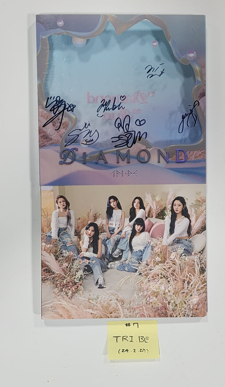 LE SSERAFIM "EASY", Moonbyul "Starlit of Muse" [Printed], TRI.BE "Diamond" - Hand Autographed(Signed) Album [24.2.27] - HALLYUSUPERSTORE