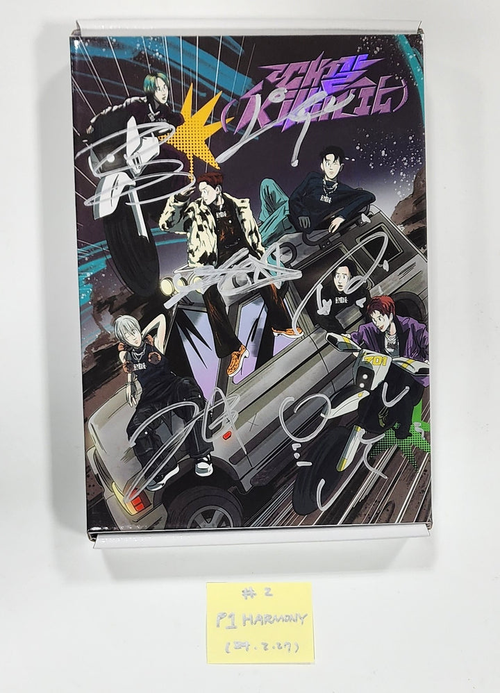 TEN "Light On Ver.", n.SSign "Happy &amp;", YUGYEOM "TRUST ME", P1Harmony "때깔" - Hand Autographed(Signed) Album [24.2.27] - HALLYUSUPERSTORE