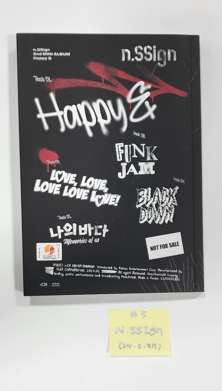 TEN "Light On Ver.", n.SSign "Happy &amp;", YUGYEOM "TRUST ME", P1Harmony "때깔" - Hand Autographed(Signed) Album [24.2.27] - HALLYUSUPERSTORE