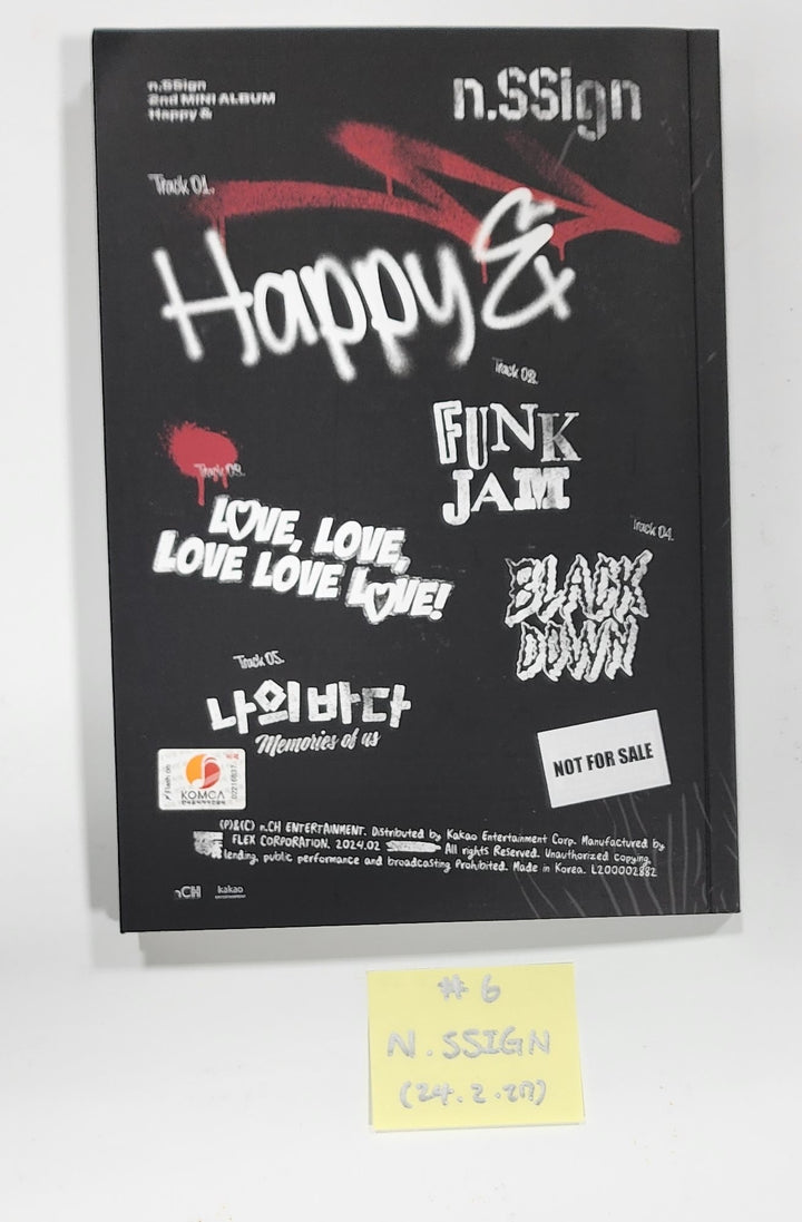 TEN "Light On Ver.", n.SSign "Happy &amp;", YUGYEOM "TRUST ME", P1Harmony "때깔" - Hand Autographed(Signed) Album [24.2.27] - HALLYUSUPERSTORE