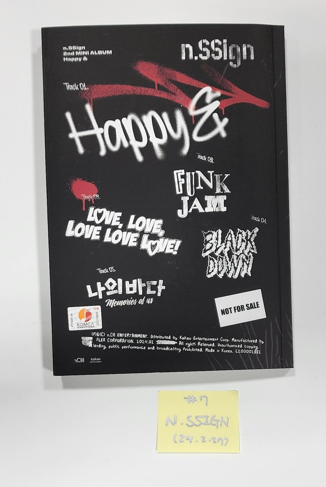 TEN "Light On Ver.", n.SSign "Happy &amp;", YUGYEOM "TRUST ME", P1Harmony "때깔" - Hand Autographed(Signed) Album [24.2.27] - HALLYUSUPERSTORE