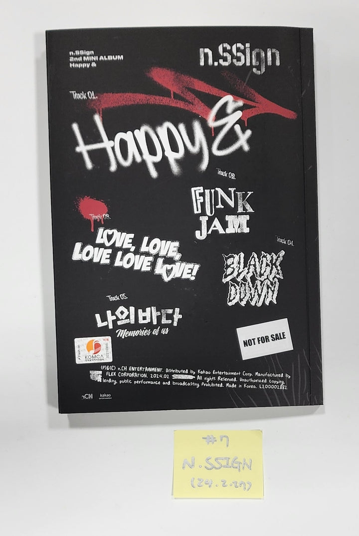TEN "Light On Ver.", n.SSign "Happy &amp;", YUGYEOM "TRUST ME", P1Harmony "때깔" - Hand Autographed(Signed) Album [24.2.27] - HALLYUSUPERSTORE