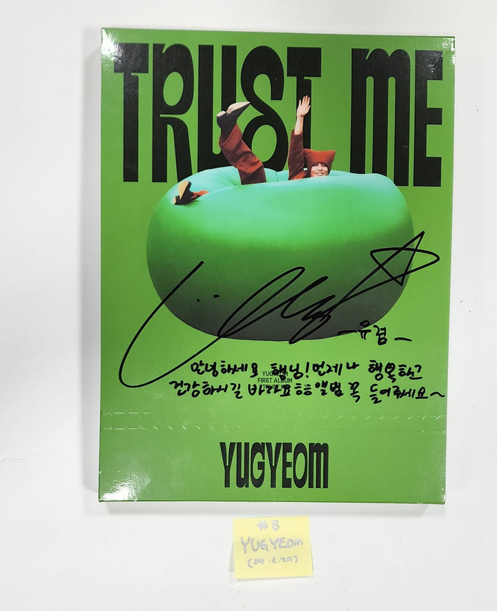 TEN "Light On Ver.", n.SSign "Happy &amp;", YUGYEOM "TRUST ME", P1Harmony "때깔" - Hand Autographed(Signed) Album [24.2.27] - HALLYUSUPERSTORE