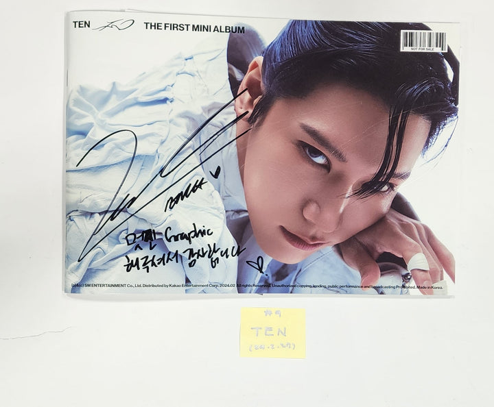 TEN "Light On Ver.", n.SSign "Happy &amp;", YUGYEOM "TRUST ME", P1Harmony "때깔" - Hand Autographed(Signed) Album [24.2.27] - HALLYUSUPERSTORE
