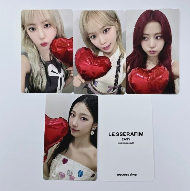 Le Sserafim 3rd Mini "EASY" - Weverse Shop Show Case Event Photocard [24.2.28] - HALLYUSUPERSTORE
