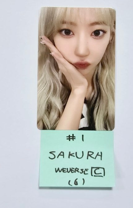 Le Sserafim 3rd Mini "EASY" - Weverse Shop Show Case Event Photocard [Compact Ver.] [24.2.28] - HALLYUSUPERSTORE