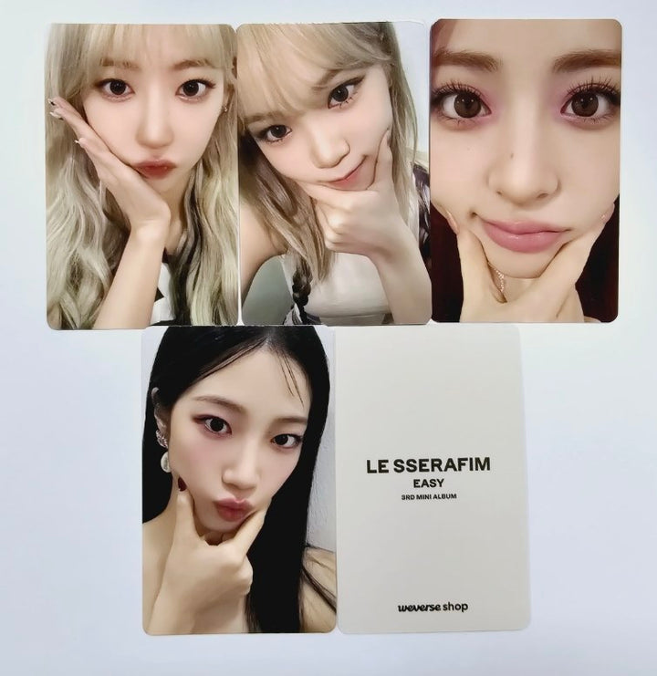 Le Sserafim 3rd Mini "EASY" - Weverse Shop Show Case Event Photocard [Compact Ver.] [24.2.28] - HALLYUSUPERSTORE