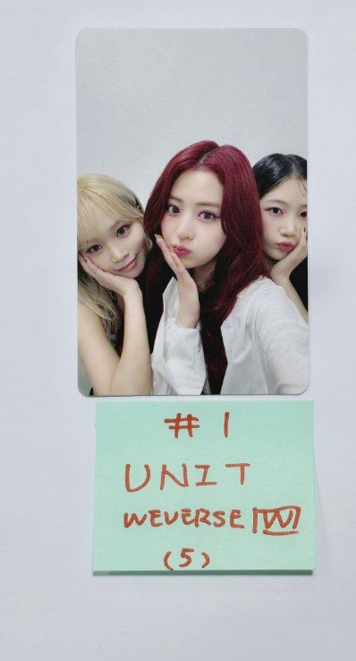 Le Sserafim 3rd Mini "EASY" - Weverse Shop Show Case Event Photocard [Weverse Album Ver.] [24.2.28] - HALLYUSUPERSTORE