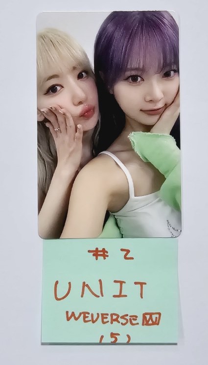 Le Sserafim 3rd Mini "EASY" - Weverse Shop Show Case Event Photocard [Weverse Album Ver.] [24.2.28] - HALLYUSUPERSTORE