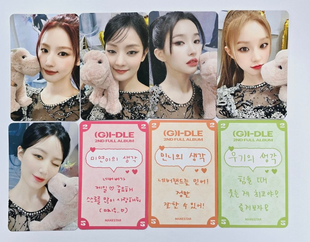 (g) I-DLE "2" 2nd Full Album - Makestar Fansign Event Photocard [Pocaalbum Ver.] [24.2.28] - HALLYUSUPERSTORE