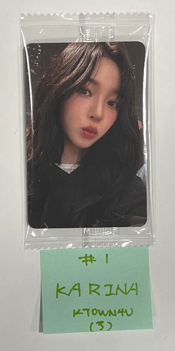 Aespa "Drama" 4th Mini - Ktown4U Fansign Event Photocard Round 2 [24.2.28] - HALLYUSUPERSTORE