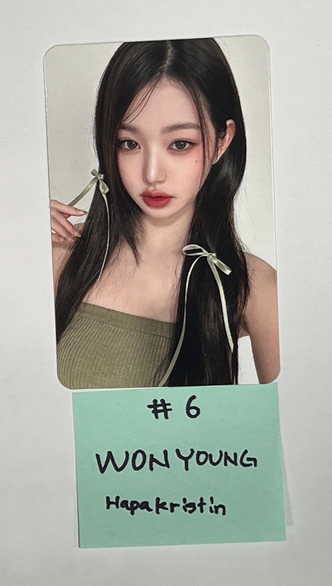 Wonyoung (Of IVE) Hapa X Jang Won Young - Hapa Kristin Event Photocards Ver.4 [24.2.28] - HALLYUSUPERSTORE