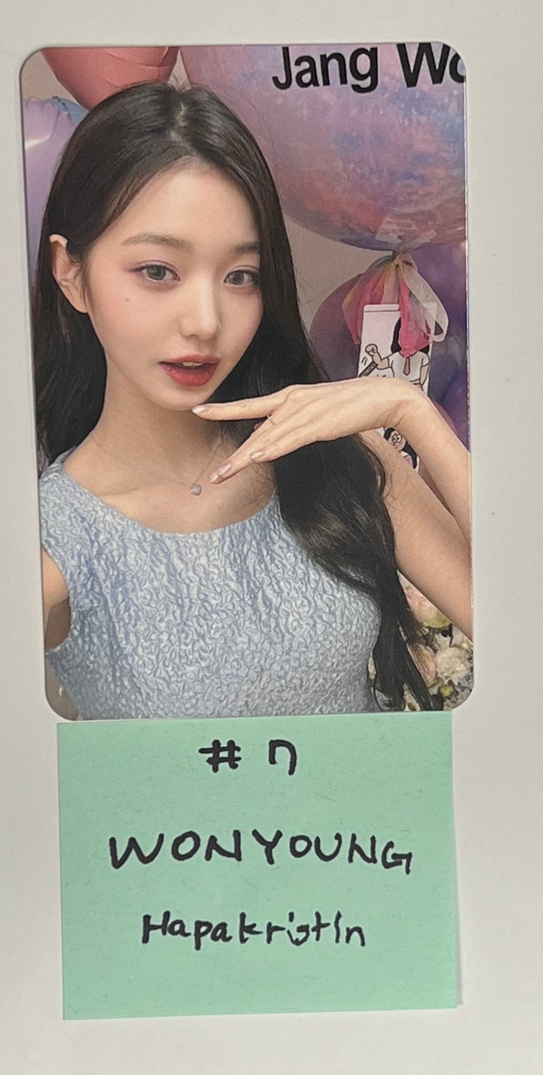 Wonyoung (Of IVE) Hapa X Jang Won Young - Hapa Kristin Event Photocards Ver.4 [24.2.28] - HALLYUSUPERSTORE