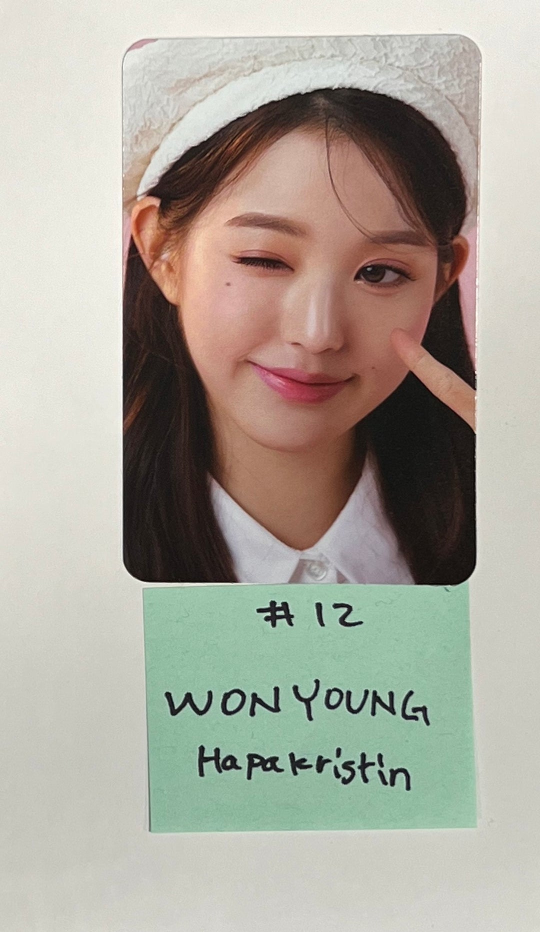 Wonyoung (Of IVE) Hapa X Jang Won Young - Hapa Kristin Event Photocards Ver.4 [24.2.28] - HALLYUSUPERSTORE