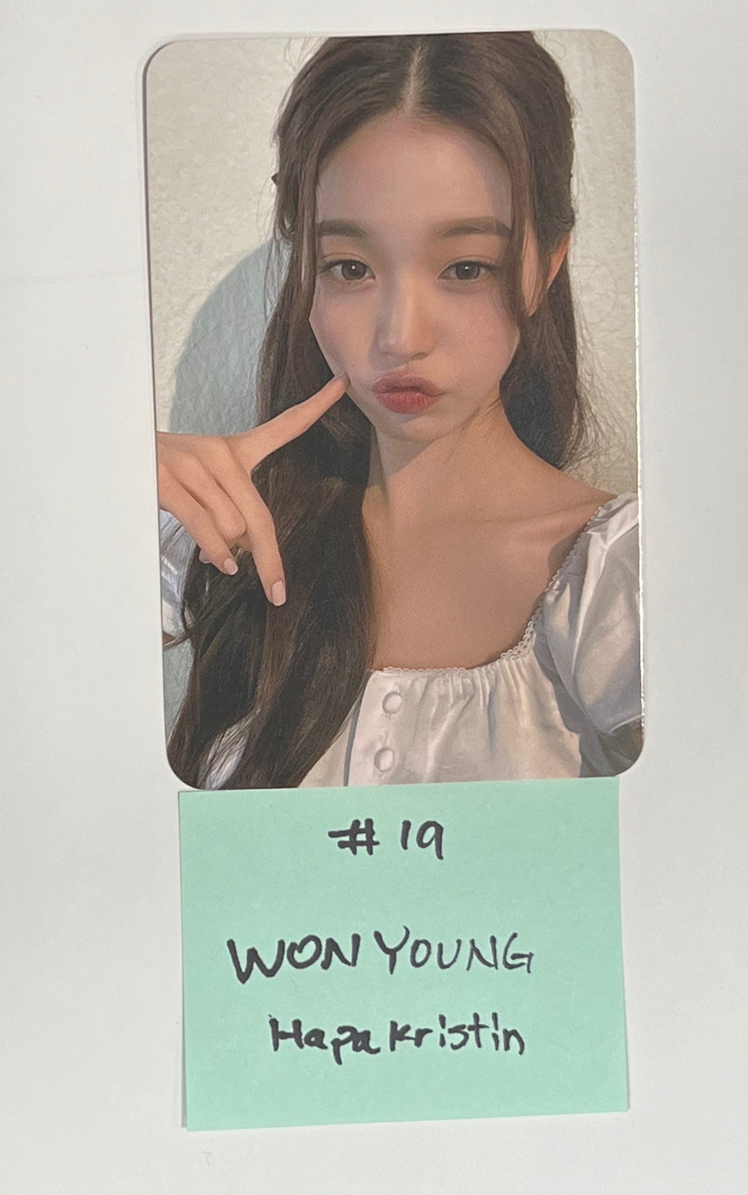 Wonyoung (Of IVE) Hapa X Jang Won Young - Hapa Kristin Event Photocards Ver.4 [24.2.28] - HALLYUSUPERSTORE